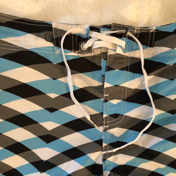 Rusty Men’s Board Shorts Size 34 - Picture 2 of 9